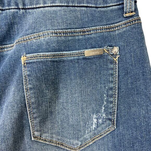 Chicos So Slimming Girlfriend Slim Leg Ankle Jeans chicos 2.5 embroidered jeans - Picture 9 of 16